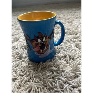 Vintage Taz 3D Looney Tunes Tasmanian Devil Mug 4.5" Made in Thailand 2001